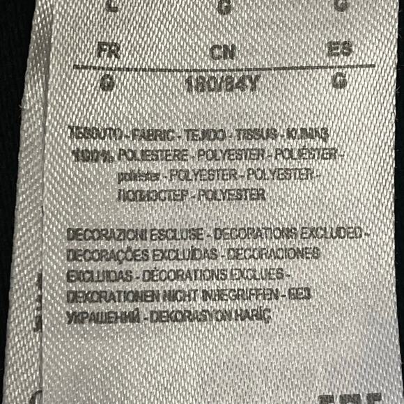 A|X Armani Exchange Men's Black Drawstring Athletic Shorts Size L Polyester - Picture 5 of 12